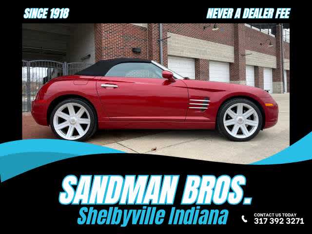 2005 Chrysler Crossfire Limited in Red — front three-quarter view