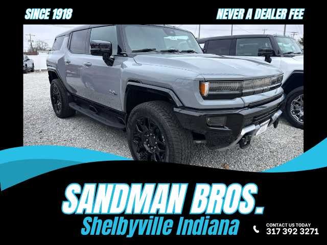 2026 GMC HUMMER EV SUV 2X in Meteorite Metallic (Gray) — front three-quarter view