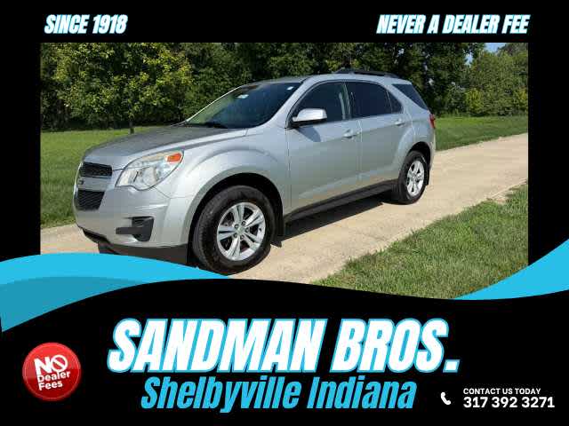 2013 Chevrolet Equinox LT in Silver Ice Metallic — front three-quarter view