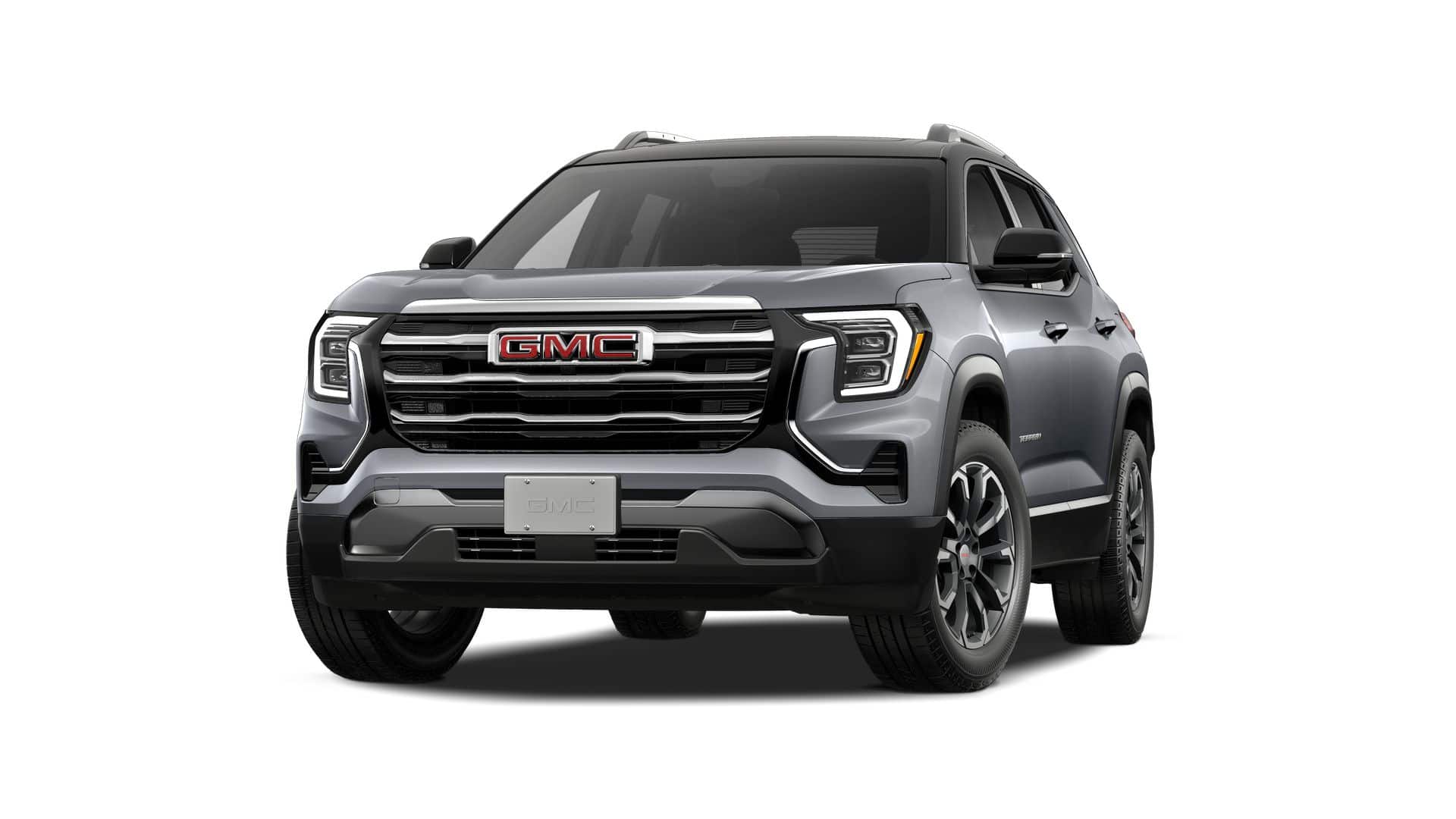 2027 GMC Terrain AWD Elevation in Sterling Metallic — front three-quarter view